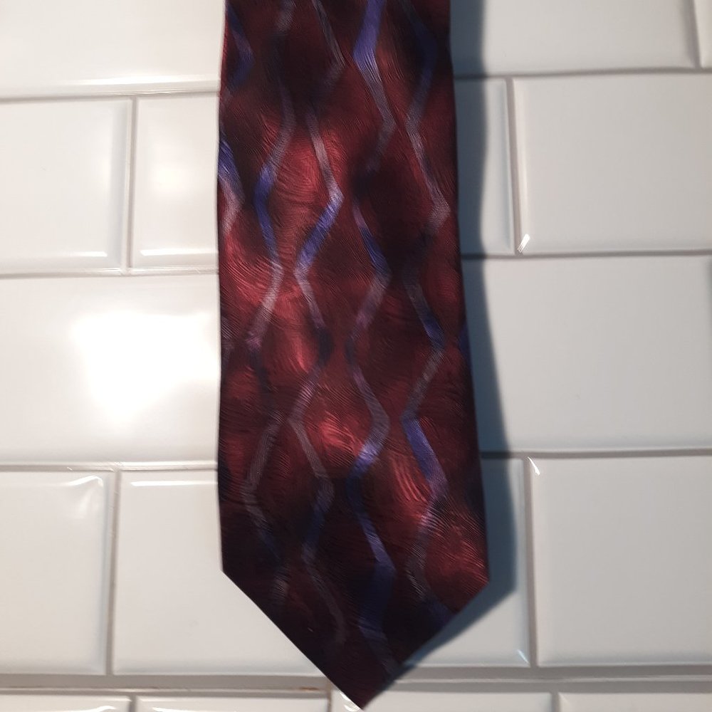 jerry garcia blue mountain collection tie 100% silk made in 2003